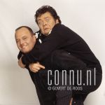 01-07-1997 Andre Hazes and best friend at studio in Amsterdam Photo: Govert de Roos/Connu